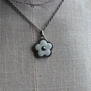 Brighton Daisy Silver Flower Necklace